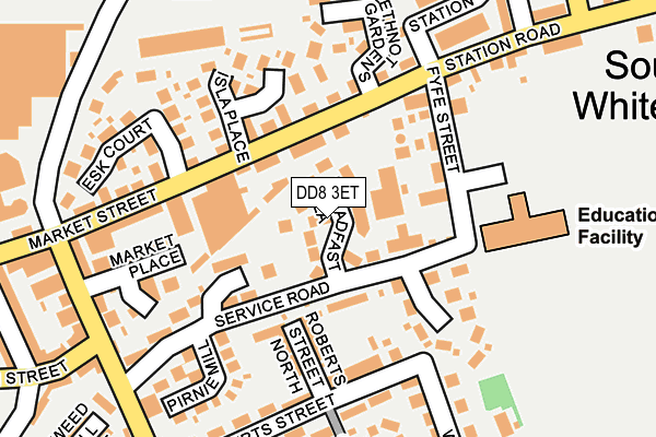 DD8 3ET map - OS OpenMap – Local (Ordnance Survey)