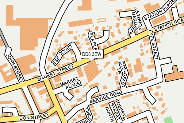 DD8 3EW map - OS OpenMap – Local (Ordnance Survey)