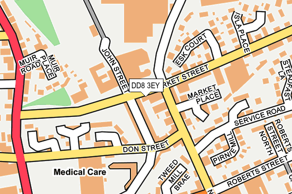 DD8 3EY map - OS OpenMap – Local (Ordnance Survey)