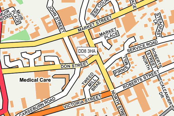 DD8 3HA map - OS OpenMap – Local (Ordnance Survey)