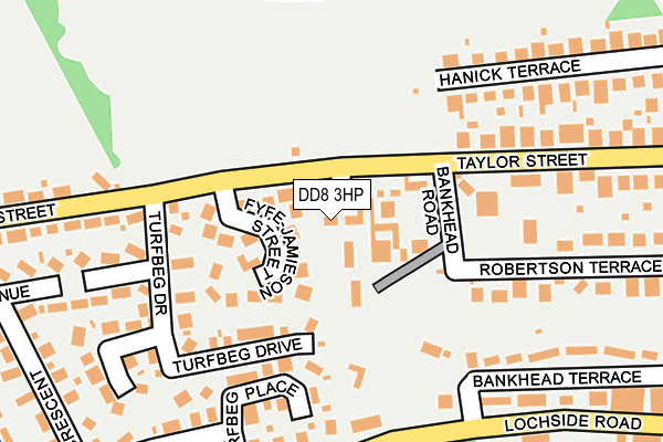 DD8 3HP map - OS OpenMap – Local (Ordnance Survey)