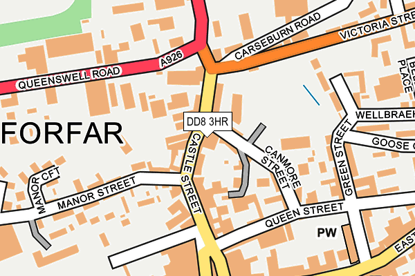 DD8 3HR map - OS OpenMap – Local (Ordnance Survey)