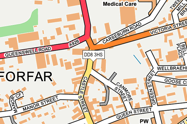 DD8 3HS map - OS OpenMap – Local (Ordnance Survey)