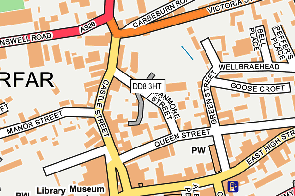 DD8 3HT map - OS OpenMap – Local (Ordnance Survey)