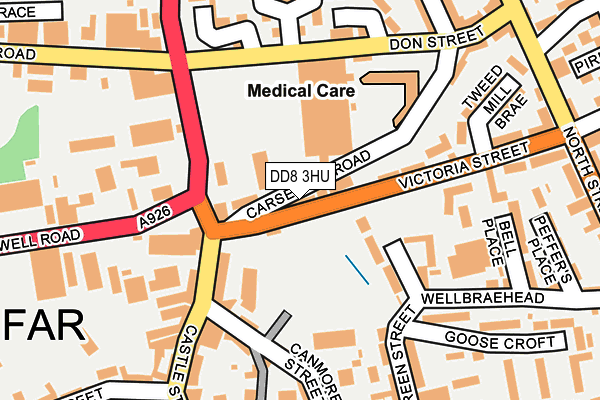 DD8 3HU map - OS OpenMap – Local (Ordnance Survey)