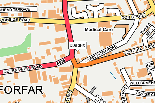 DD8 3HX map - OS OpenMap – Local (Ordnance Survey)