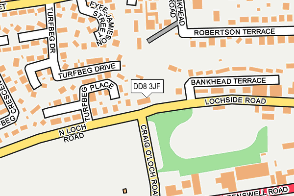 DD8 3JF map - OS OpenMap – Local (Ordnance Survey)