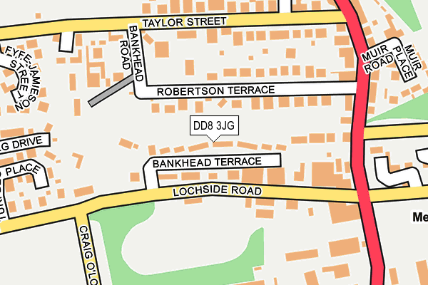 DD8 3JG map - OS OpenMap – Local (Ordnance Survey)