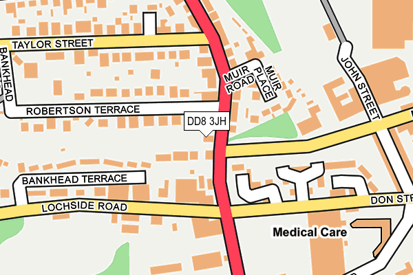 DD8 3JH map - OS OpenMap – Local (Ordnance Survey)