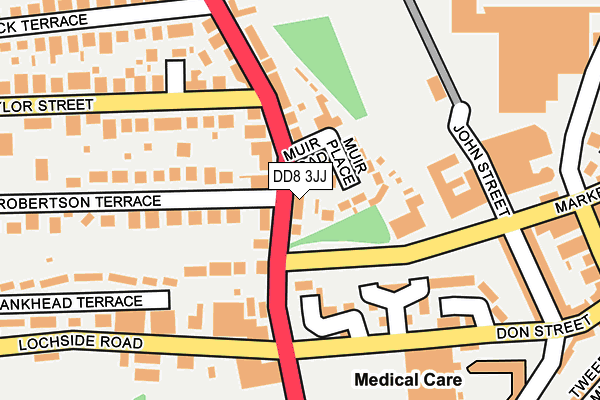 DD8 3JJ map - OS OpenMap – Local (Ordnance Survey)