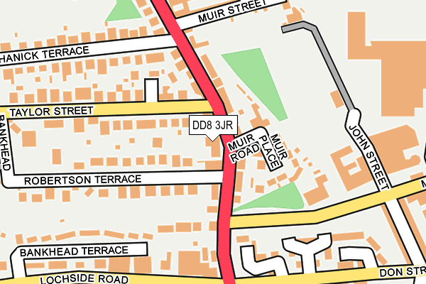DD8 3JR map - OS OpenMap – Local (Ordnance Survey)