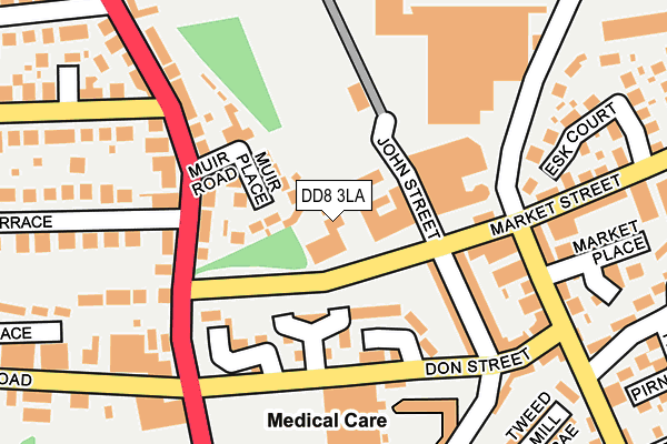 DD8 3LA map - OS OpenMap – Local (Ordnance Survey)