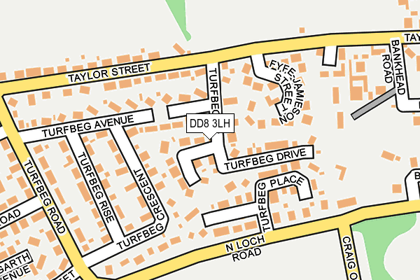 DD8 3LH map - OS OpenMap – Local (Ordnance Survey)