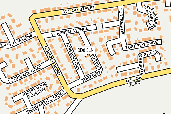 DD8 3LN map - OS OpenMap – Local (Ordnance Survey)