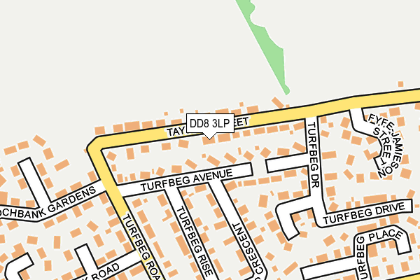 DD8 3LP map - OS OpenMap – Local (Ordnance Survey)
