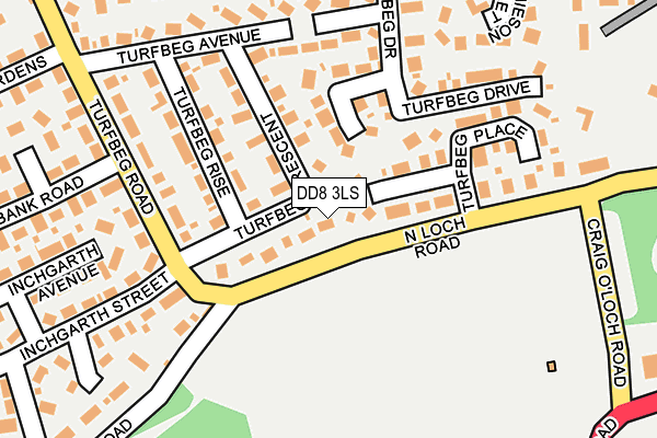 DD8 3LS map - OS OpenMap – Local (Ordnance Survey)