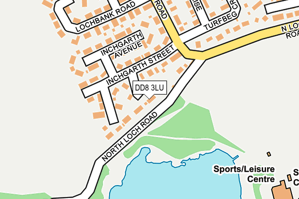 DD8 3LU map - OS OpenMap – Local (Ordnance Survey)