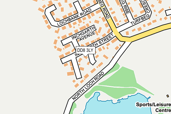 DD8 3LY map - OS OpenMap – Local (Ordnance Survey)