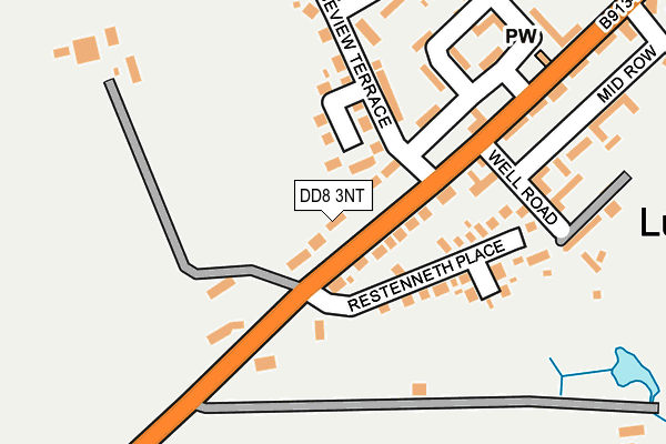 DD8 3NT map - OS OpenMap – Local (Ordnance Survey)