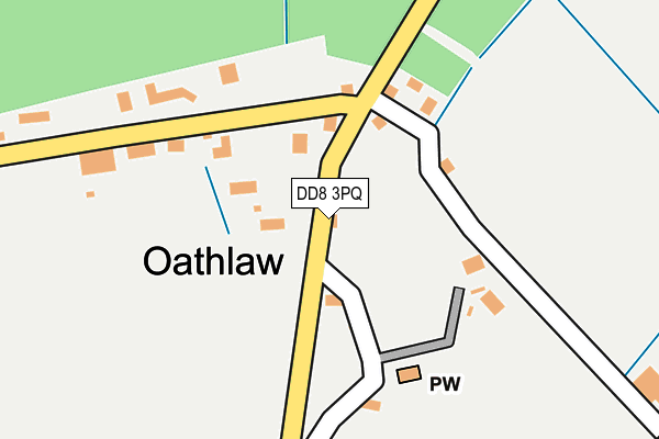 DD8 3PQ map - OS OpenMap – Local (Ordnance Survey)
