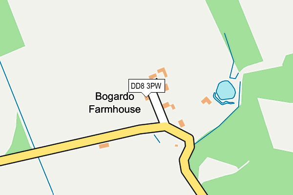 DD8 3PW map - OS OpenMap – Local (Ordnance Survey)
