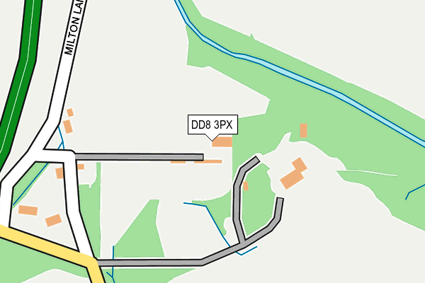 DD8 3PX map - OS OpenMap – Local (Ordnance Survey)