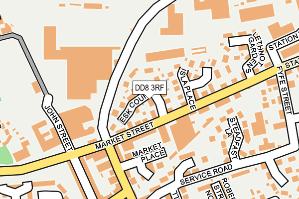 DD8 3RF map - OS OpenMap – Local (Ordnance Survey)