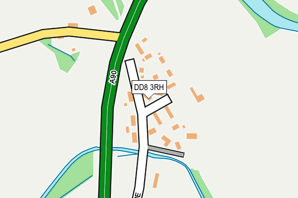 DD8 3RH map - OS OpenMap – Local (Ordnance Survey)