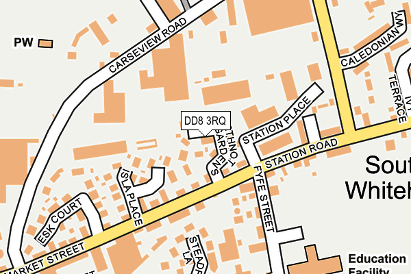 DD8 3RQ map - OS OpenMap – Local (Ordnance Survey)