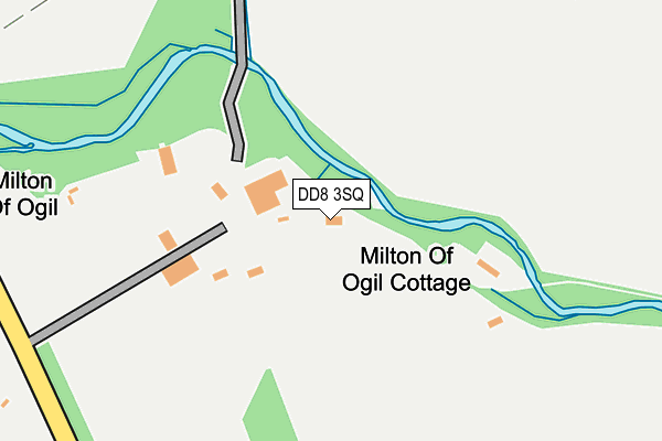 DD8 3SQ map - OS OpenMap – Local (Ordnance Survey)