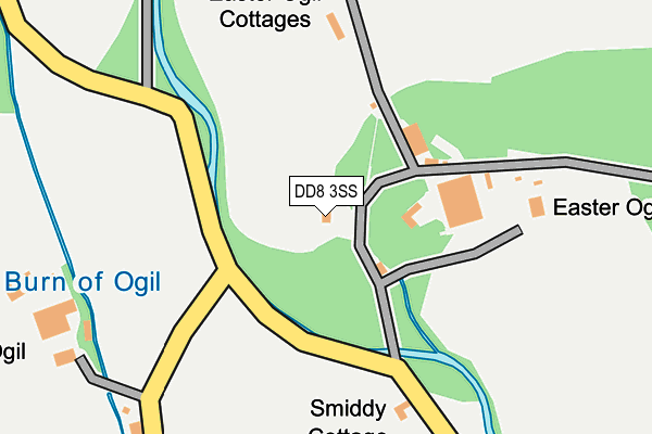 DD8 3SS map - OS OpenMap – Local (Ordnance Survey)