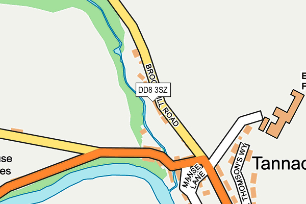 DD8 3SZ map - OS OpenMap – Local (Ordnance Survey)