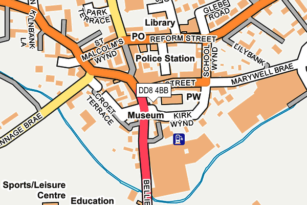 DD8 4BB map - OS OpenMap – Local (Ordnance Survey)