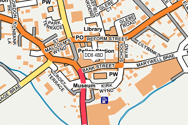 DD8 4BD map - OS OpenMap – Local (Ordnance Survey)