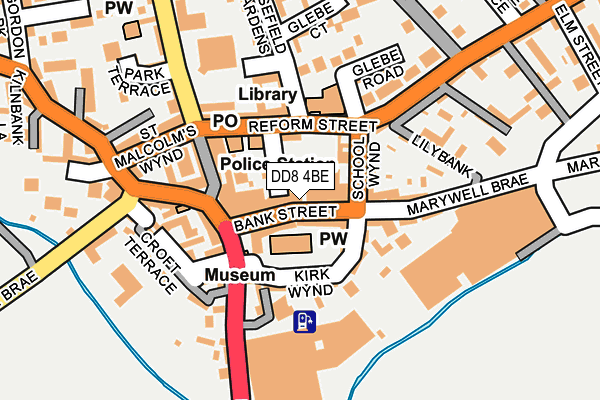 DD8 4BE map - OS OpenMap – Local (Ordnance Survey)
