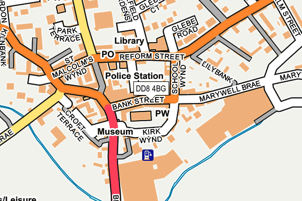 DD8 4BG map - OS OpenMap – Local (Ordnance Survey)