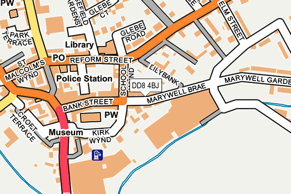 DD8 4BJ map - OS OpenMap – Local (Ordnance Survey)