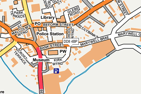 DD8 4BP map - OS OpenMap – Local (Ordnance Survey)