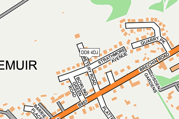 Map of HENRY YOUNG (CAIRN TIMBER) LIMITED at local scale