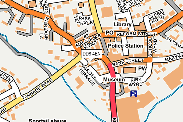 DD8 4EN map - OS OpenMap – Local (Ordnance Survey)