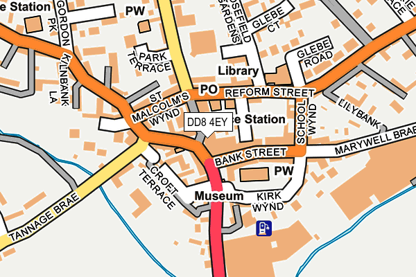 DD8 4EY map - OS OpenMap – Local (Ordnance Survey)