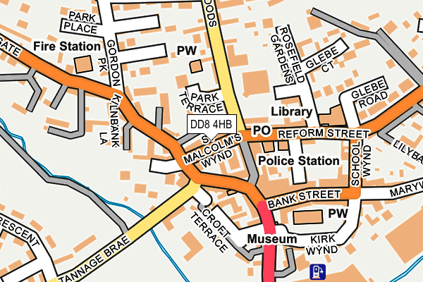 DD8 4HB map - OS OpenMap – Local (Ordnance Survey)