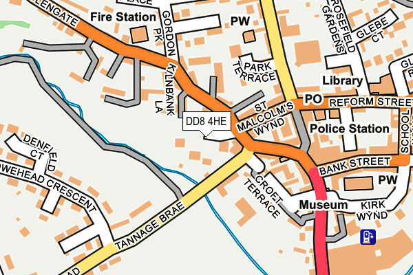 DD8 4HE map - OS OpenMap – Local (Ordnance Survey)