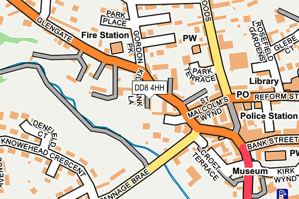 DD8 4HH map - OS OpenMap – Local (Ordnance Survey)