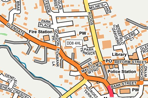 DD8 4HL map - OS OpenMap – Local (Ordnance Survey)