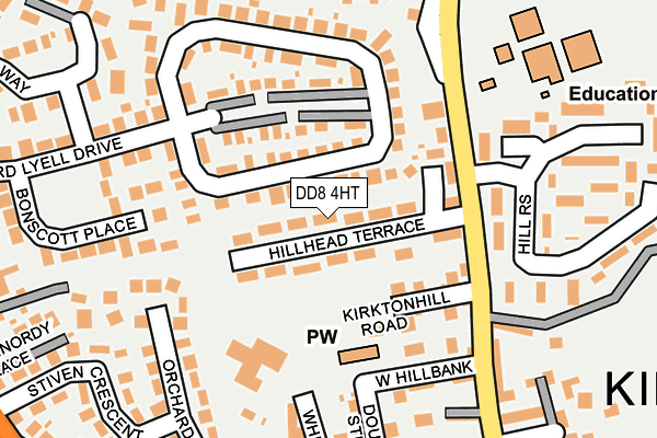 DD8 4HT map - OS OpenMap – Local (Ordnance Survey)