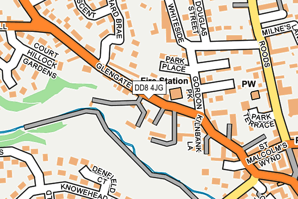 DD8 4JG map - OS OpenMap – Local (Ordnance Survey)