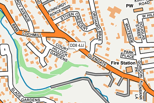 DD8 4JJ map - OS OpenMap – Local (Ordnance Survey)
