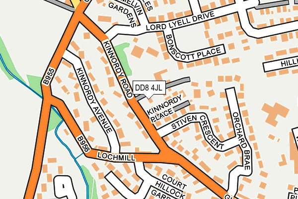 DD8 4JL map - OS OpenMap – Local (Ordnance Survey)