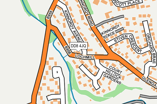 DD8 4JQ map - OS OpenMap – Local (Ordnance Survey)